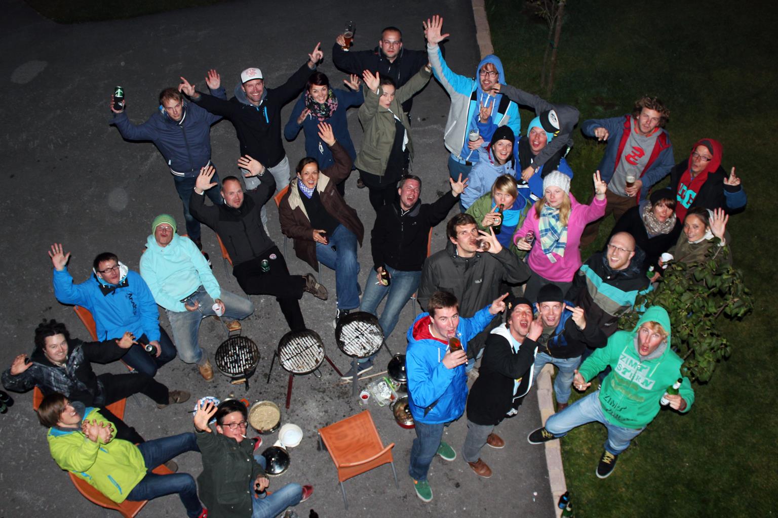 Gruppenbild Tuxer Opening
