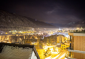 AUssicht vom Haus über Davos