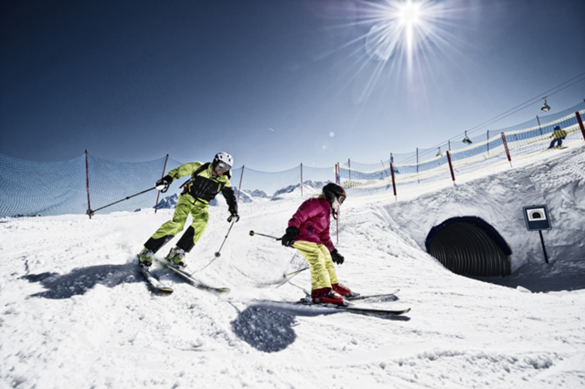 Montafon Skifahrer