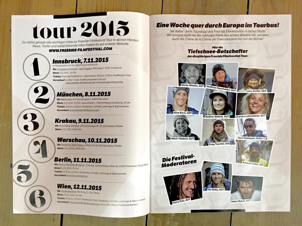 Freeride Film Festival Tour 2015