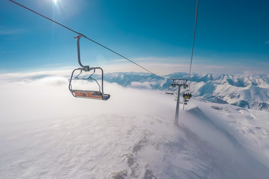 Lift im Skigebiet Gudauri Georgien (Kaukasus) | Travel Delight